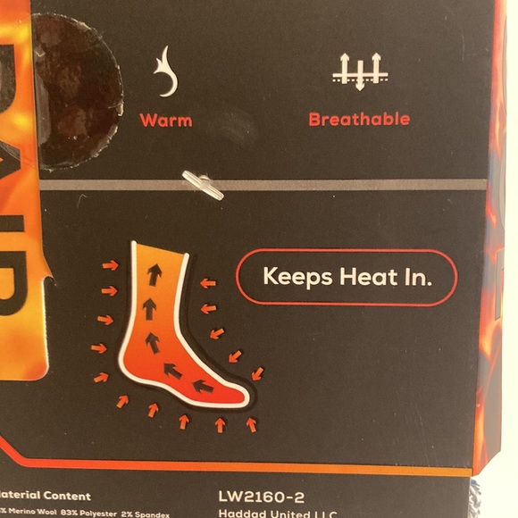 Merino Wool Blend Socks Xtreme Thermal Warm Cold Weather Boot Socks Blue - Picture 11 of 16